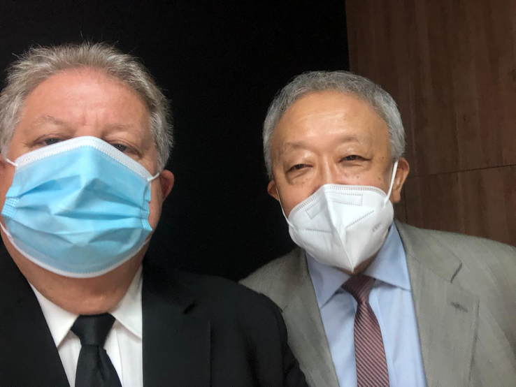 Valdir Paezani e Mário Kajuhico Tanigawa