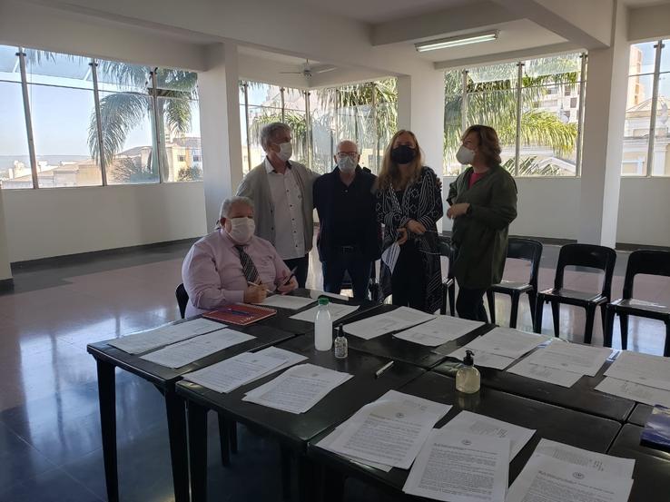 Valdir Paezani, Antonio Carlos Andreazza, Walter Brosque, Teka Hidalgo e Nelimar Albertini Barcelos