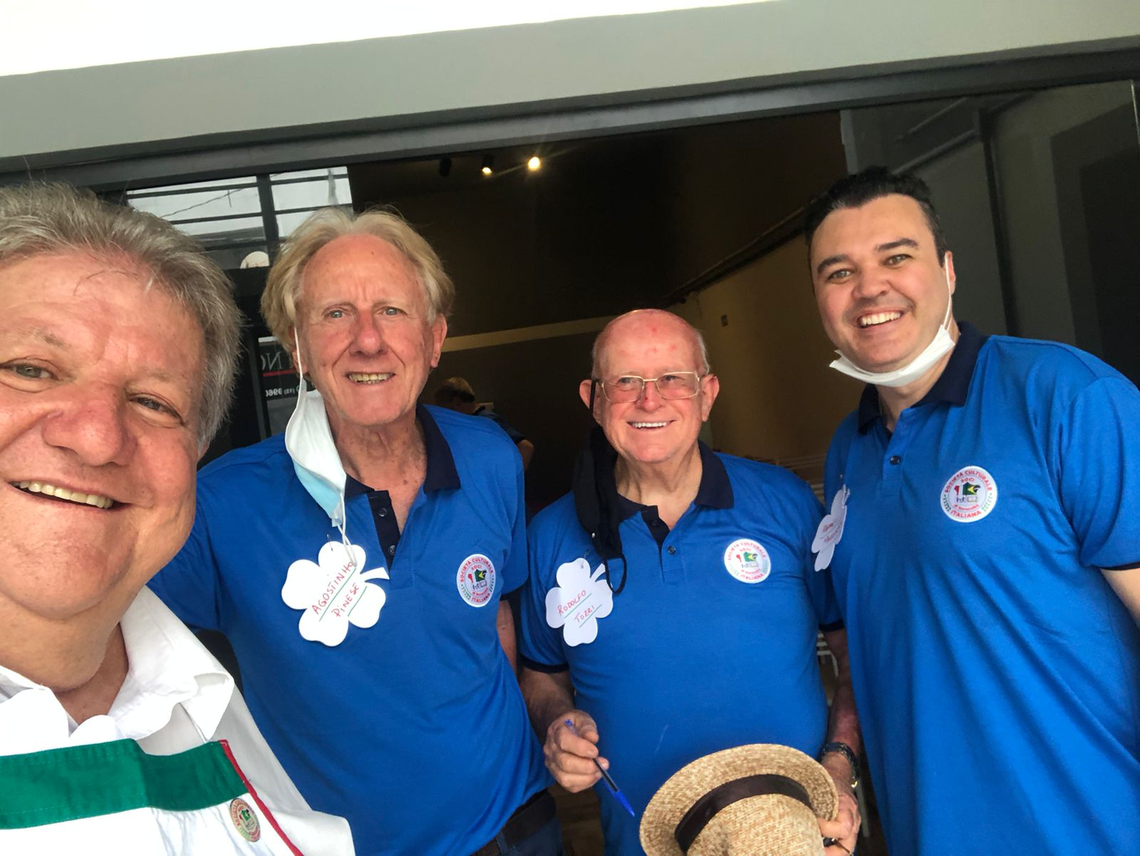 Valdir Paezani, Agostinho Pinese Neto, Rodolfo Tozzi e Rafael Mazzocato