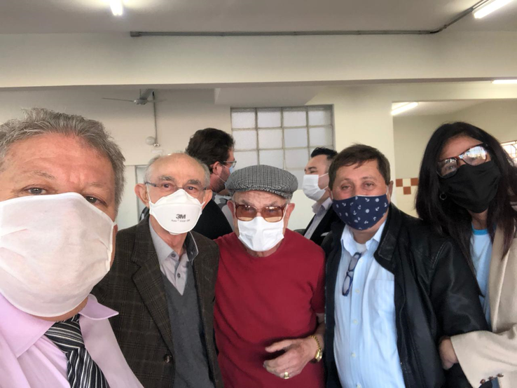 Valdir Paezani, Luiz Rosati, Paolo Antonio Di Modica, Silvio Cesar de Goes Menino e Cátia Demarque